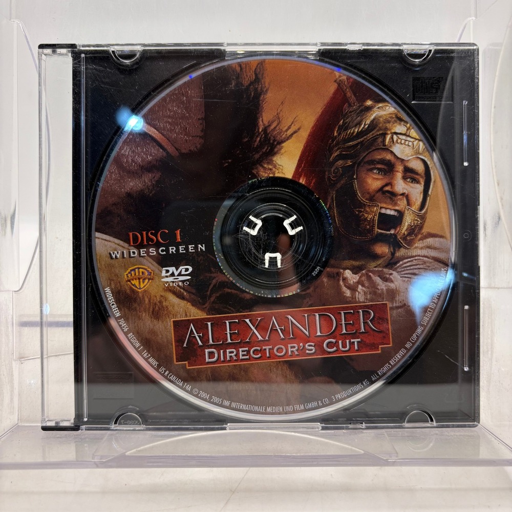 Alexander Directors Cut DVD Disc 1 Widescreen 2004 2005 Warner Bros Movie